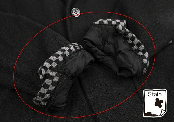 COMME des GARCONS HOMME DEUX Dyed Wool Panel Jacket Size S