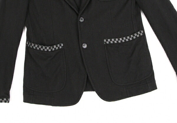 COMME des GARCONS HOMME DEUX Dyed Wool Panel Jacket Size S