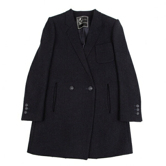 KEITA MARUYAMA Harris Tweed Stitched Jacket Navy Size 1