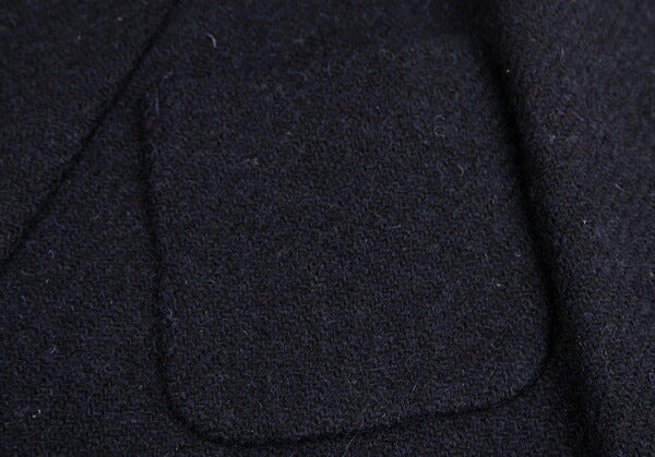 KEITA MARUYAMA Harris Tweed Stitched Jacket Navy Size 1