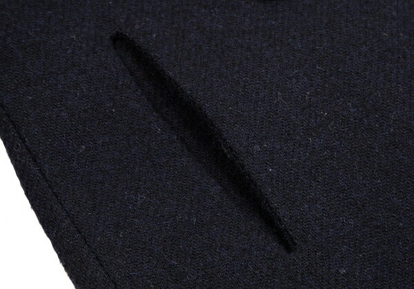 KEITA MARUYAMA Harris Tweed Stitched Jacket Navy Size 1