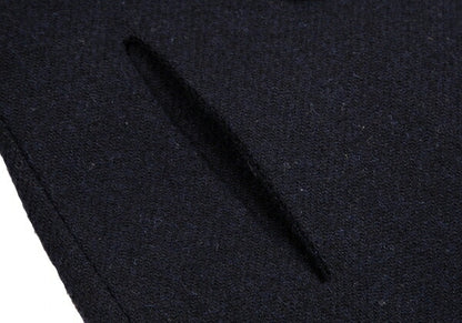KEITA MARUYAMA Harris Tweed Stitched Jacket Navy Size 1