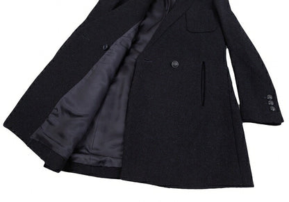 KEITA MARUYAMA Harris Tweed Stitched Jacket Navy Size 1
