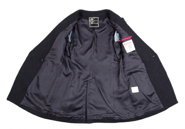 KEITA MARUYAMA Harris Tweed Stitched Jacket Navy Size 1