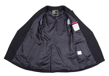 KEITA MARUYAMA Harris Tweed Stitched Jacket Navy Size 1