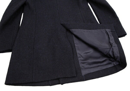 KEITA MARUYAMA Harris Tweed Stitched Jacket Navy Size 1