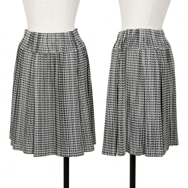PLEATS PLEASE Geometric Pleated Skirt Cotton Gray Size 1