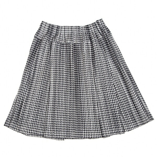 PLEATS PLEASE Geometric Pleated Skirt Cotton Gray Size 1