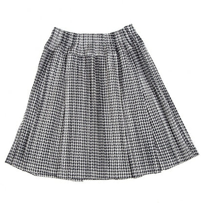 PLEATS PLEASE Geometric Pleated Skirt Cotton Gray Size 1