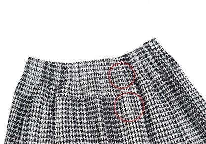 PLEATS PLEASE Geometric Pleated Skirt Cotton Gray Size 1