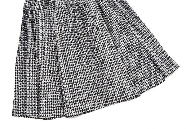 PLEATS PLEASE Geometric Pleated Skirt Cotton Gray Size 1
