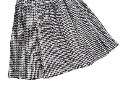PLEATS PLEASE Geometric Pleated Skirt Cotton Gray Size 1