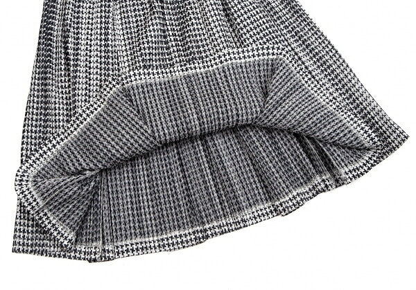 PLEATS PLEASE Geometric Pleated Skirt Cotton Gray Size 1