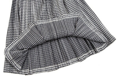 PLEATS PLEASE Geometric Pleated Skirt Cotton Gray Size 1