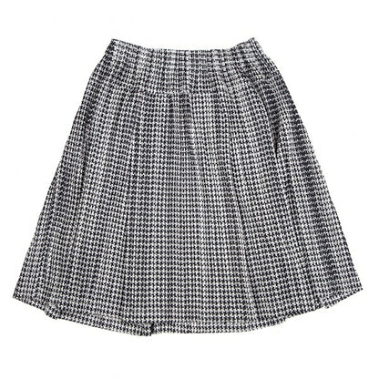 PLEATS PLEASE Geometric Pleated Skirt Cotton Gray Size 1