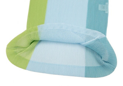 PLEATS PLEASE Tricolor Mesh Cutsew Top Green Size 3