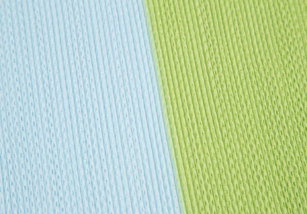 PLEATS PLEASE Tricolor Mesh Cutsew Top Green Size 3