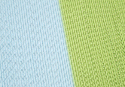 PLEATS PLEASE Tricolor Mesh Cutsew Top Green Size 3