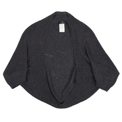 Y's Acrylic Hemp Bolero Cardigan Blue Size 3