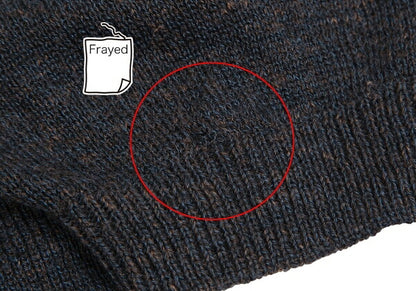 Y's Acrylic Hemp Bolero Cardigan Blue Size 3