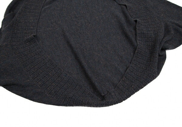 Y's Acrylic Hemp Bolero Cardigan Blue Size 3