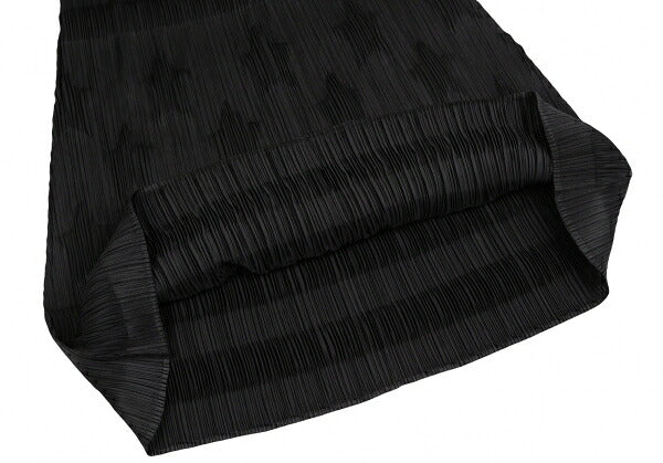 PLEATS PLEASE Polyester Star Embossed Skirt Black Size 3