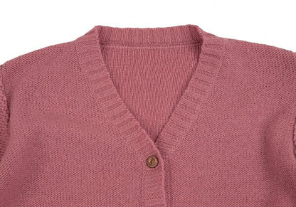JPG by GAULTIER Metal Button Knit Cardigan Pink Size M