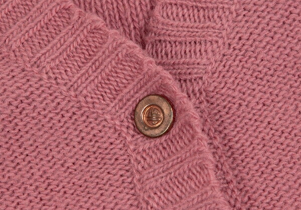 JPG by GAULTIER Metal Button Knit Cardigan Pink Size M
