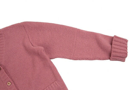 JPG by GAULTIER Metal Button Knit Cardigan Pink Size M