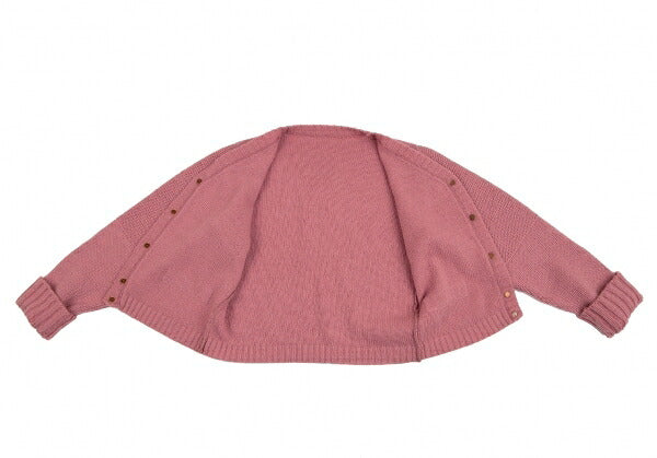 JPG by GAULTIER Metal Button Knit Cardigan Pink Size M