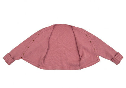 JPG by GAULTIER Metal Button Knit Cardigan Pink Size M