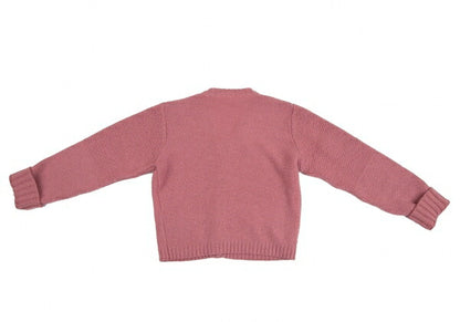 JPG by GAULTIER Metal Button Knit Cardigan Pink Size M