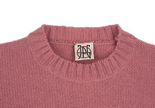 JPG by GAULTIER Wool Blend Short Sleeve Sweater Pink Size M