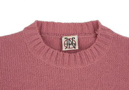 JPG by GAULTIER Wool Blend Short Sleeve Sweater Pink Size M
