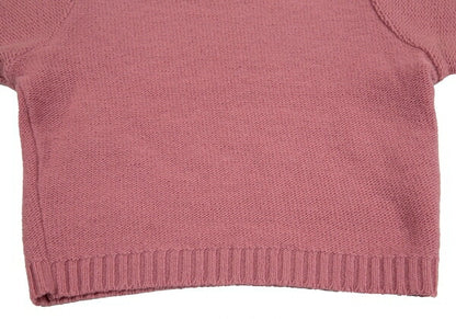 JPG by GAULTIER Wool Blend Short Sleeve Sweater Pink Size M