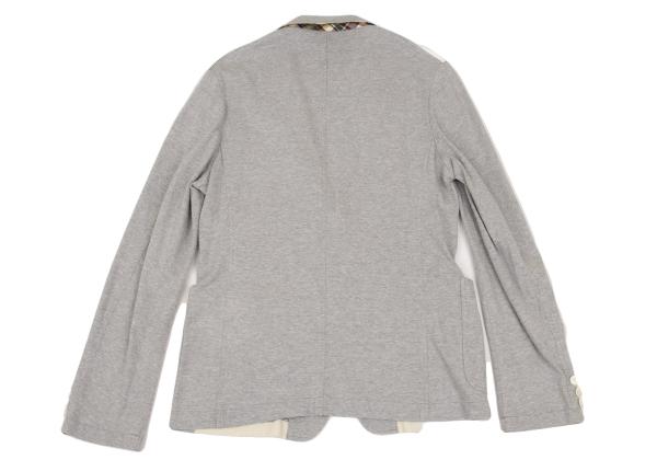 COMME des GARCONS HOMME Patchwork Cotton Jacket Gray Size M