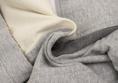 COMME des GARCONS HOMME Patchwork Cotton Jacket Gray Size M