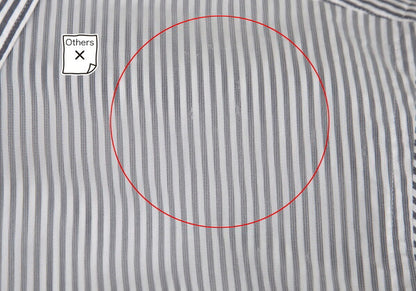 CdG HOMME PLUS 10SS Check Pocket Stripe Shirt White Size S