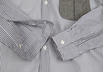 CdG HOMME PLUS 10SS Check Pocket Stripe Shirt White Size S