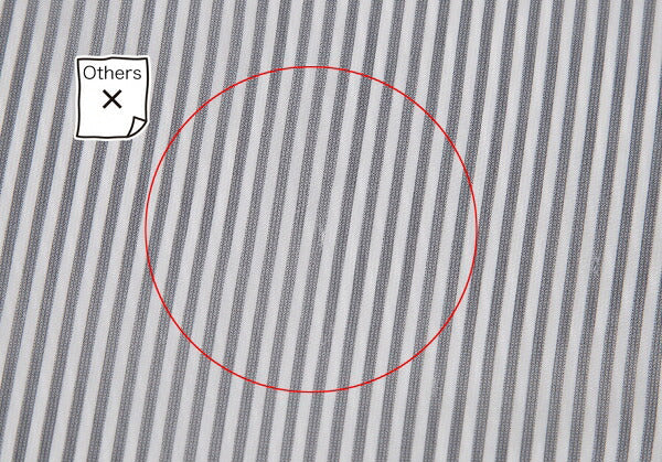 CdG HOMME PLUS 10SS Check Pocket Stripe Shirt White Size S