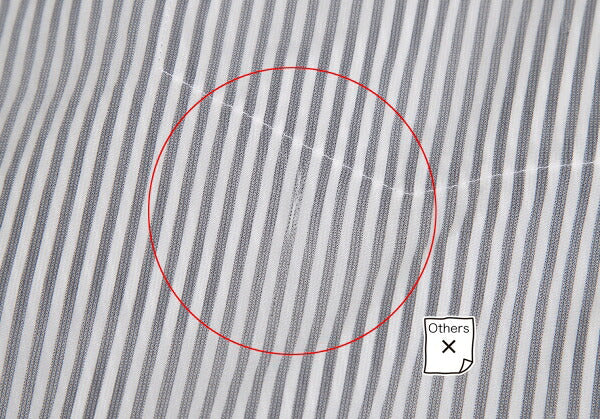 CdG HOMME PLUS 10SS Check Pocket Stripe Shirt White Size S