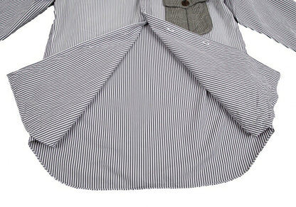 CdG HOMME PLUS 10SS Check Pocket Stripe Shirt White Size S