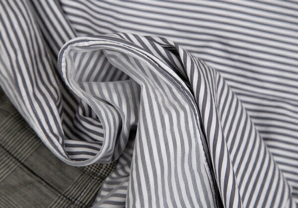 CdG HOMME PLUS 10SS Check Pocket Stripe Shirt White Size S