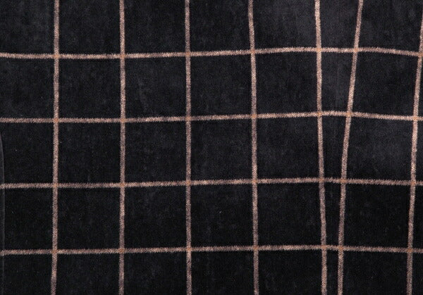 ARMANI COLLEZIONI Graph Check Velour Jacket Black Size 60