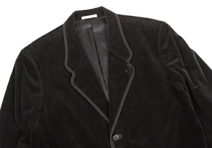 Papas Piping Corduroy Jacket Black Size 52LL
