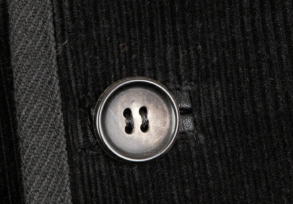 Papas Piping Corduroy Jacket Black Size 52LL