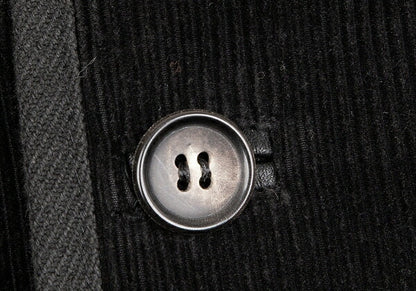 Papas Piping Corduroy Jacket Black Size 52LL