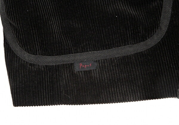 Papas Piping Corduroy Jacket Black Size 52LL