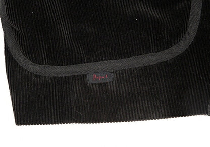 Papas Piping Corduroy Jacket Black Size 52LL