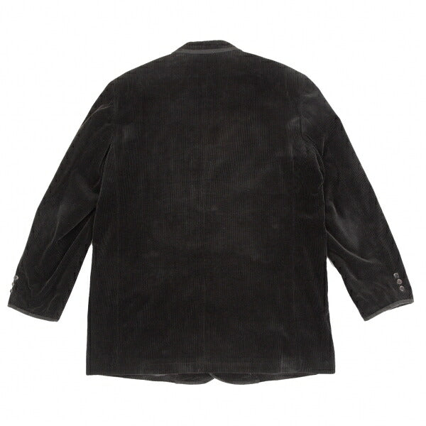 Papas Piping Corduroy Jacket Black Size 52LL